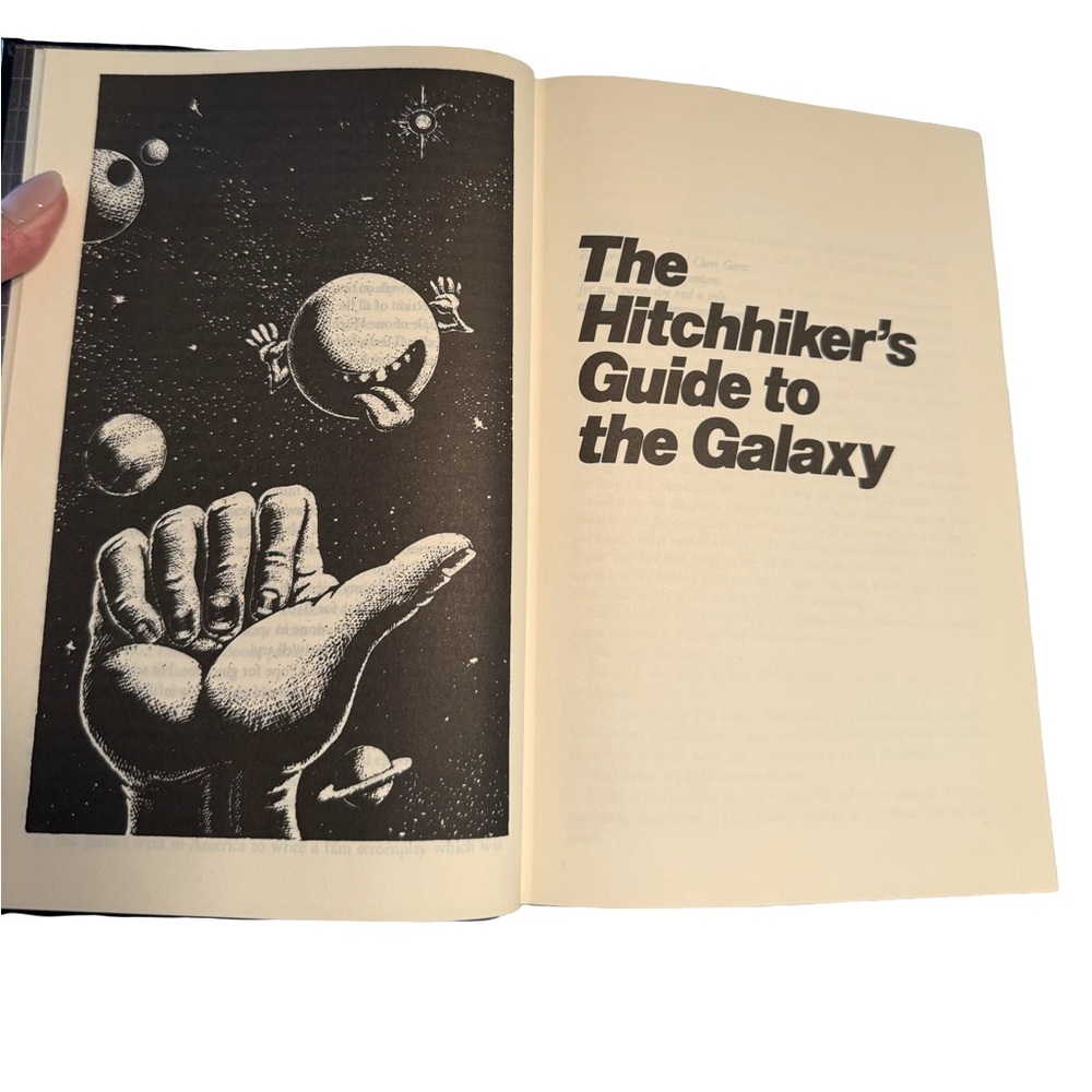 Douglas Adam’s NEW The Ultimate Hitchhiker's Guide to the Galaxy Hardcover Book - Picture 4 of 9